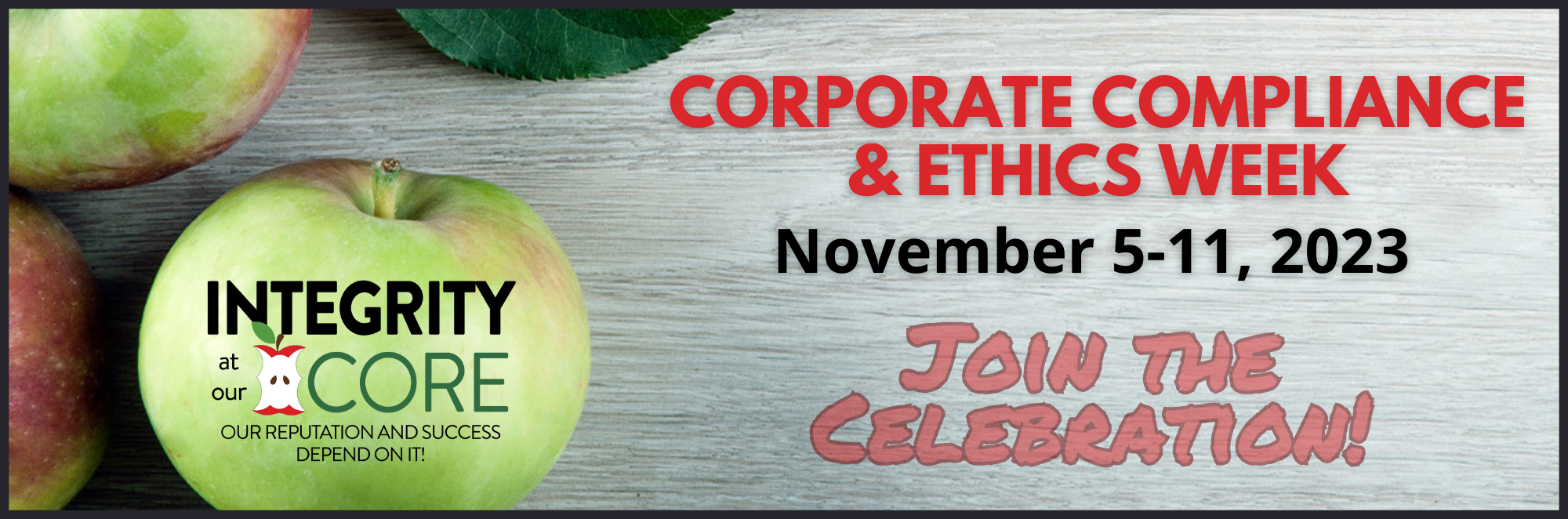 Corporate Compliance and Ethics Week